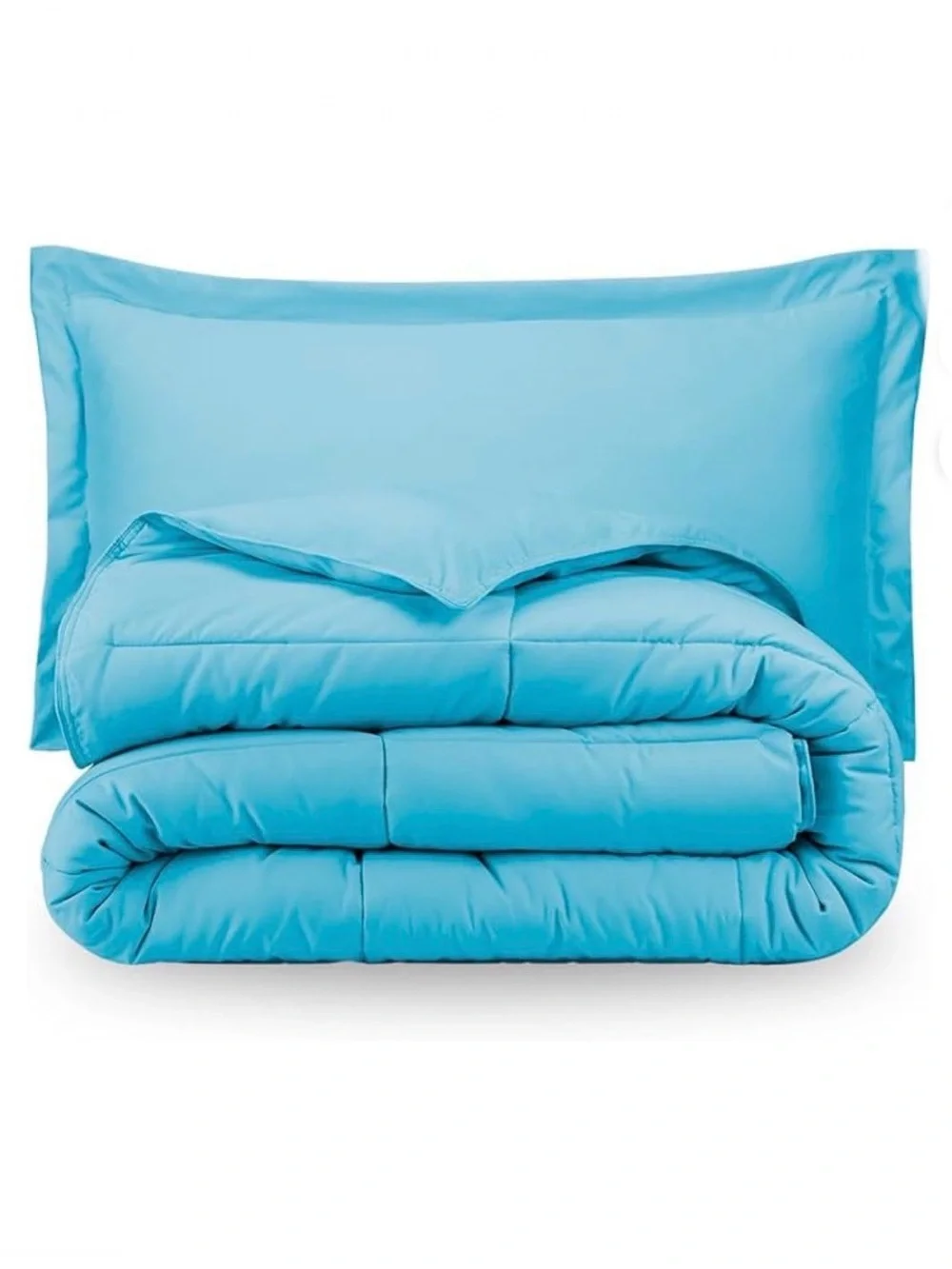 Shatex Turquoise Twin Size Comforter Bedding🛏️Set